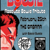 Absolute Bowie Tribute. POSTPONED due to RED SETTINGS.