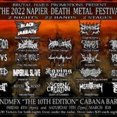Napier Death Metal Festival NDMFX. The 10th annual edition