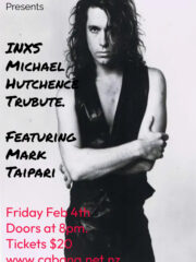 INXS and Michael Hutchence Tribute. Featuring Mark Taipari.