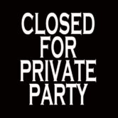 PRIVATE PARTY.